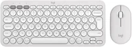 Zestawy myszka + klawiatura - Logitech Pebble 2 Combo Biały | - miniaturka - grafika 1
