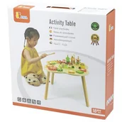 Maty edukacyjne - Viga PolarB Stół Stolik Edukacyjny Aktywności Piramidka Cymbałki Sensoryka Montessori - miniaturka - grafika 1