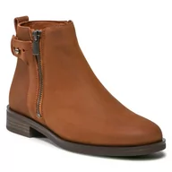 Botki damskie - Clarks Botki Memi Lo 261622394 Dark Tan Lea - miniaturka - grafika 1