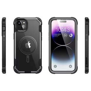 Oryginalne Etui APPLE IPHONE 15 SupCase IBLSN Ares MagSafe czarne - Etui i futerały do telefonów - miniaturka - grafika 3
