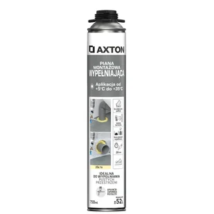 Piana montażowa wypełniająca 750 ml Axton - Pianki montażowe - miniaturka - grafika 1
