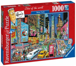 Ravensburger Fleroux New York 1000st. 197323 - Puzzle - miniaturka - grafika 2