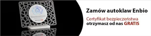 AUTOKLAW ENBIO S - 2,7L klasa B biały z filtrem oszczędzającym wodę Sterylizator Enbio S + filtr Magic + certyfikat + paszport - Urządzenia medyczne - miniaturka - grafika 8