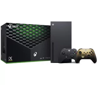 Xbox Series X z napędem - 1TB - dodatkowy pad (wersja specjalna gold shadow) - Konsole Xbox - miniaturka - grafika 1