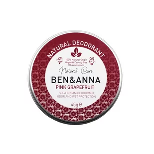 Ben Anna dezodorant w kremie Pink Grapefruit - Dezodoranty i antyperspiranty męskie - miniaturka - grafika 1