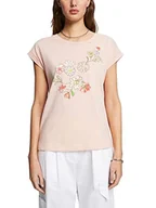 Koszulki i topy damskie - ESPRIT Damska koszulka 043EE1K321, 695/PASTEL PINK, XXS, 695/Pastel Pink, XXS - miniaturka - grafika 1