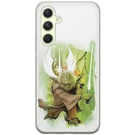 Etui i futerały do telefonów - Etui Yoda 005 Star Wars Nadruk pełny Biały Producent: Samsung, Model: A54 5G - miniaturka - grafika 1
