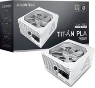 Zasilacze do serwerów - Montech Titan PLA 750W - 80 PLUS & Cybenetics Platinum, modular, PCIe 5.1 - 750 Watt, weiß - miniaturka - grafika 1