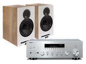 Zestawy stereo - Yamaha R-N600A (srebrny) + Debut Reference B6 (biały) - miniaturka - grafika 1