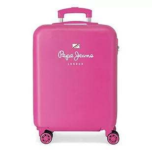 Pepe Jeans Księżyc Walizka kabinowa Różowy 38x55x20 cms Twarde ABS Zamknięcie szyfrowe boczne 35L 2 kg 4 koła Bagaż ręczny, Różowy, Talla única, Walizka kabinowa - Walizki - miniaturka - grafika 1