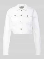 Kurtki damskie - Kurtka jeansowa o kroju regular fit z mieszanki bawełny model ‘WONDER’ - miniaturka - grafika 1