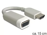 Adaptery i przejściówki - Delock adapter HDMI-A(M)->VGA(F) 15cm 65469 - miniaturka - grafika 1