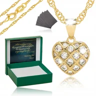 Biżuteria dla dzieci - PIĘKNY NASZYJNIK SERCE 925 CHRZEST KOMUNIA PREZENT - miniaturka - grafika 1