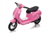 Pojazdy elektryczne dla dzieci - Pojazd Skuter Retro 23 Różowy - miniaturka - grafika 1