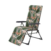 Fotele i krzesła ogrodowe - Fotel ogrodowy z podnóżkiem Bilbao Plus, wielokolorowy - miniaturka - grafika 1