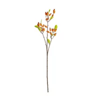 Sztuczne kwiaty - Dekoracja Dzika Róża 70cm orange, 10 x 10 x 70 cm - miniaturka - grafika 1