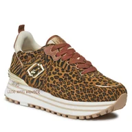 Sneakersy damskie - Sneakersy Liu Jo Maxi Wonder 01 BA4047 PX195 Brązowy - miniaturka - grafika 1