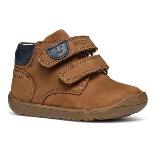 Geox B Flick Boy A sneakersy dla chłopców, brązowy, 24 EU