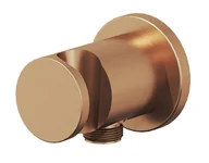 Akcesoria do armatury i ceramiki - Ravak Chrome - Kołek ścienny z uchwytem, szczotkowane różowe złoto X07P708 - miniaturka - grafika 1