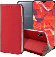 Etui i futerały do telefonów - ETUI Z KLAPKĄ DO Samsung Galaxy A10 CZERWONE ZAMYKANE MAGNETYCZNE - miniaturka - grafika 1