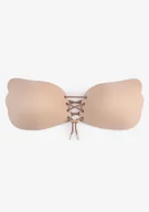 Biustonosze - Biustonosz damski samonośny z wiązaniem Andy Poupee Marilyn - POUPEE - miniaturka - grafika 1