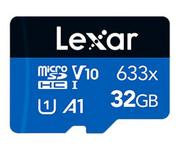 Karty pamięci - Lexar 32GB High-Performance 633x microSDHC UHS-I A1 V10 - miniaturka - grafika 1