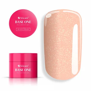 Żel do Paznokci UV Base One Shimmer Blush Cream 15 g Budujący - Żele do paznokci Żel do Paznokci UV Base One Shimmer Blush Cream 15 g Budujący - Żele do paznokci - miniaturka - grafika 1