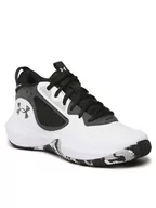 Buty sportowe damskie - Under Armour Buty Ua Gs Lockdown 6 3025617-101 Biały - miniaturka - grafika 1