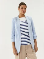 Marynarki i żakiety damskie - Pieces Marynarka Boss 17090996 Błękitny Regular Fit - miniaturka - grafika 1