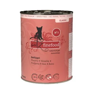 Catz finefood mokra karma dla kota Classic Adult Nr 3 Drób 6x400 g - Mokra karma dla kotów Catz finefood mokra karma dla kota Classic Adult Nr 3 Drób 6x400 g - Mokra karma dla kotów - miniaturka - grafika 1