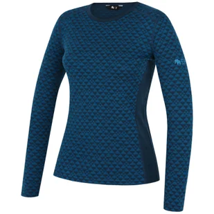 Damska koszulka Zulu Merino 240 Long Rozmiar: S / Kolor: niebieski - Koszulki sportowe damskie - miniaturka - grafika 1