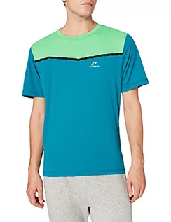 Koszulki męskie - Pro Touch Aksel T-Shirt męski, Blueaqua/Green, M 302168 - grafika 1