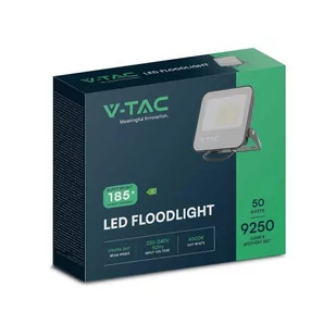 Projektor LED V-TAC 50W 185Lm/W Czarny VT-4456 6500K 9250lm - Lampy pozostałe - miniaturka - grafika 3
