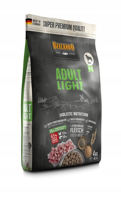 Belcando Adult Light Sucha karma dla psów o niskiej aktywności 4kg
