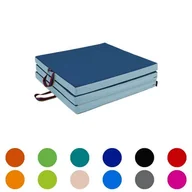 Akcesoria do rehabilitacji - Materac rehabilitacyjny do ćwiczeń, trzyczęściowy - 195x85x5 cm - miniaturka - grafika 1