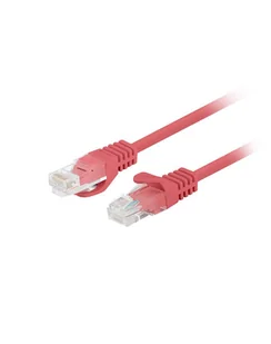 Patchcord Lanberg UTP kat.6 0,25m czerwony 10-Pack - Patchcordy - miniaturka - grafika 1