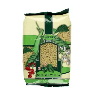 Florpak Soczewica zielona 500 g - Warzywa świeże i suszone - miniaturka - grafika 1