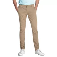 Spodenki męskie - dockers Męskie spodnie Smart Supreme Flex Alpha Skinny - Wonderknit, Brązowy (C00086 New British Khaki 000), 38W x 34L - miniaturka - grafika 1