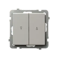 Wyłączniki światła i elektryczne - Wyłącznik żaluzjowy SONATA - kaszmir - miniaturka - grafika 1