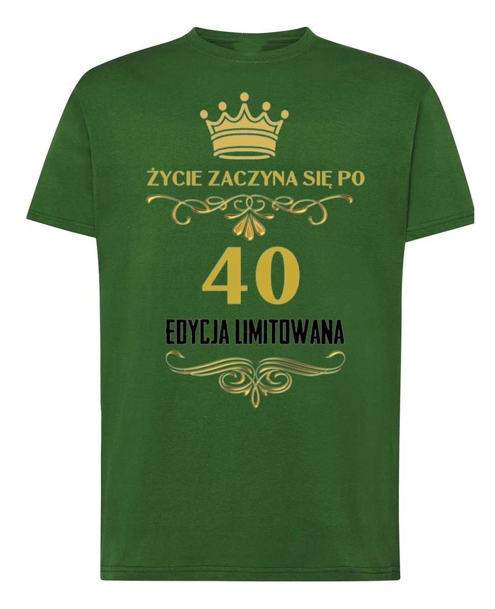Koszulka Urodzinowa 40 Lat Urodziny 40 r.L