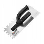 Narzędzia murarskie - Polax Paca nierdzewna zębata 130 Х 270 mm ząb 12*12 - miniaturka - grafika 1