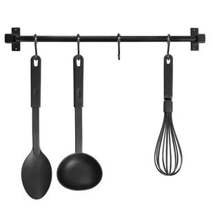 Orion Wieszak RELING kuchenny na przybory metalowy czarny 50,5 cm 530878 - Pozostałe akcesoria kuchenne - miniaturka - grafika 1