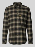 Koszule męskie - Koszula casualowa o kroju slim fit z naszywką z logo model ‘Bristum’ - miniaturka - grafika 1