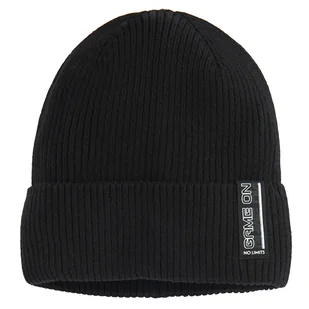 Cool Club, Czapka chłopięca, prążkowana, czarna - Czapki dla dzieci - miniaturka - grafika 1