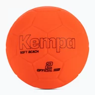Piłka ręczna - Piłka do piłki ręcznej Kempa Soft neonowa czerwona rozmiar 2 - miniaturka - grafika 1