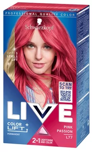 Schwarzkopf LIVE Farba do włosów L77 Pink Passion - Farby do włosów i szampony koloryzujące - miniaturka - grafika 1