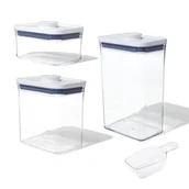 Pojemniki kuchenne - Pojemniki kuchenne POP prostokątne (B) - zestaw 3 szt. - Good Grips / OXO - miniaturka - grafika 1