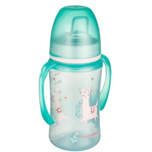 Canpol babies EasyStart, Kubek treningowy, 240 ml, Sweet fun, Zielony - Kubki dla dzieci - miniaturka - grafika 1
