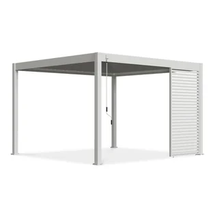 Panel żaluzjowy poziomy do pergoli ELEGANCE/DELUXE/FUSION 1.3 m White - Gutroof - Kratki i pergole - miniaturka - grafika 1
