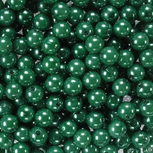 Koraliki perłowe 10 mm (10szt) Zielony - Półfabrykaty do biżuterii - miniaturka - grafika 1